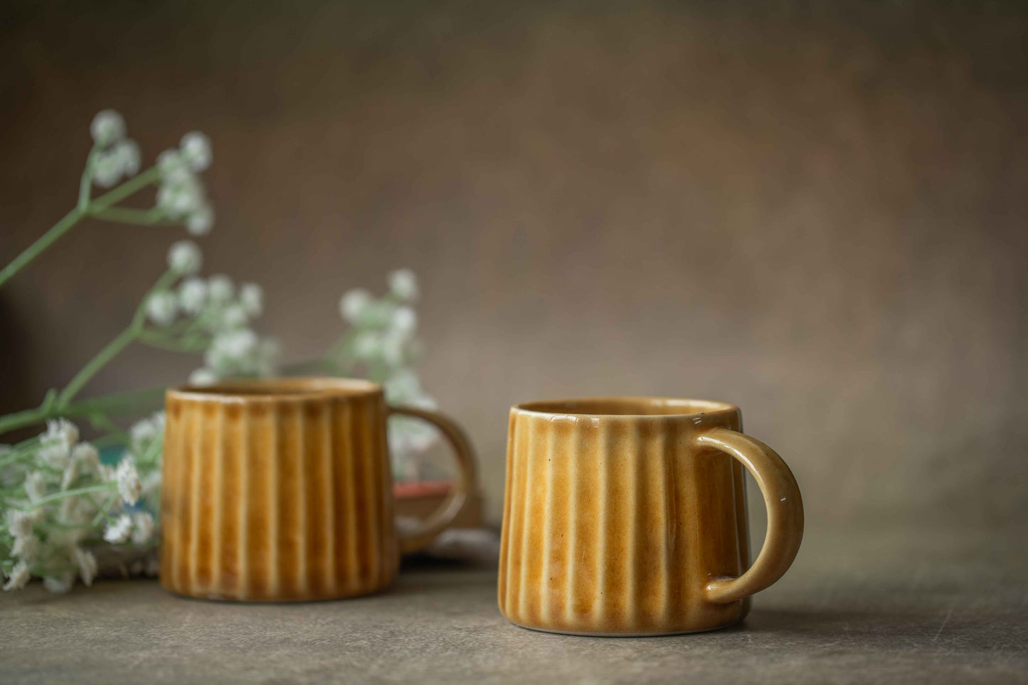 UMBER GROVE COFFEE MUGS SET OF 2