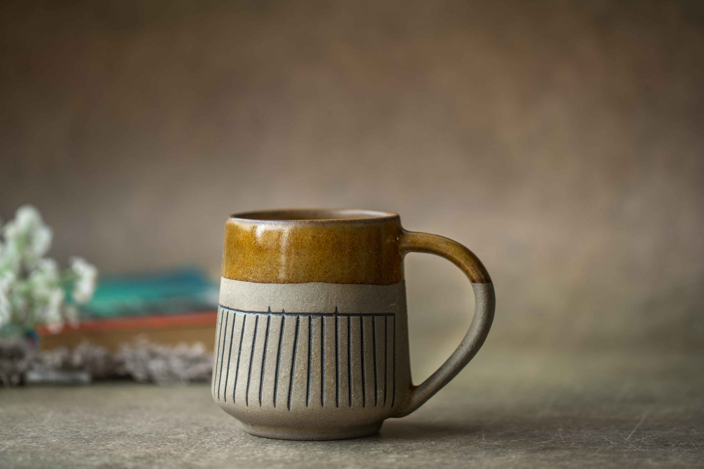 RUSTIC CHARM COFFEE MUGS SET OF 2