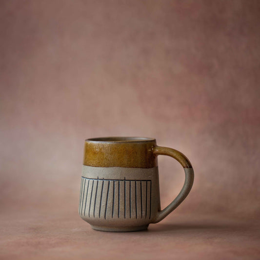 RUSTIC CHARM COFFEE MUGS SET OF 2